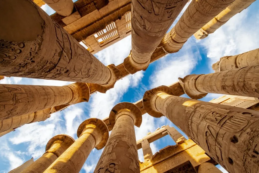 Egypte Luxor Zuilen