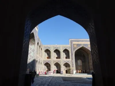 Oezbekistan samarkand mozaik