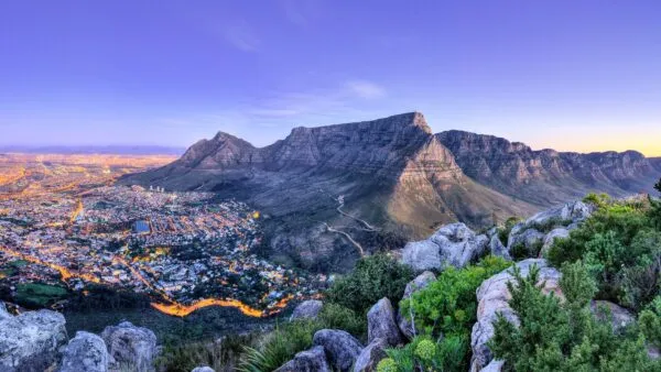 Tafelberg in Kaapstad, Zuid-Afrika