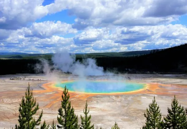 Usa Yellowstone National Park Krater