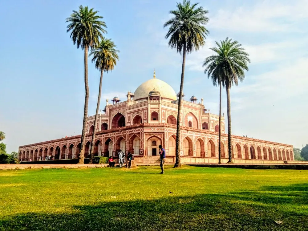 India delhi grafmonument gebouw mens bellend