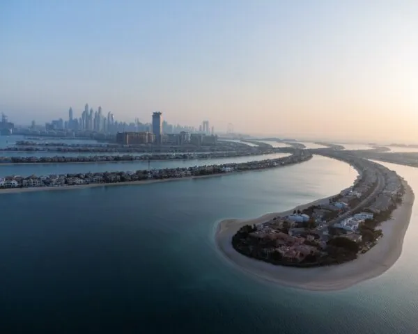Dubai Palm Jumeirah Water Overzicht