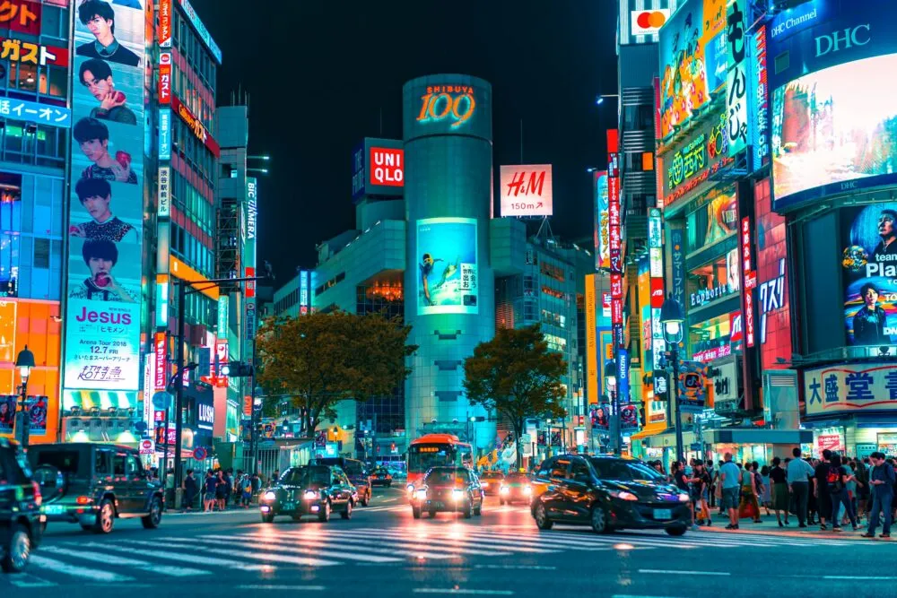 Shibuya-crossing in Tokio, Japan