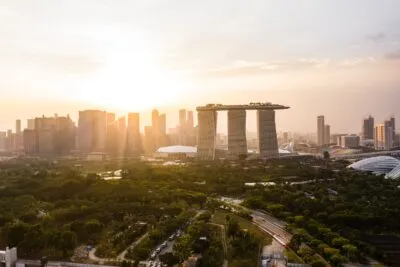 singapore-stad-met-zon