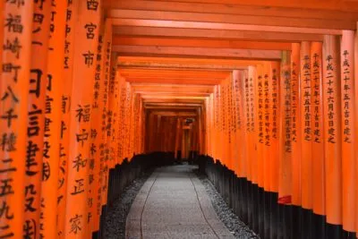 Torii-bogen in Kyoto