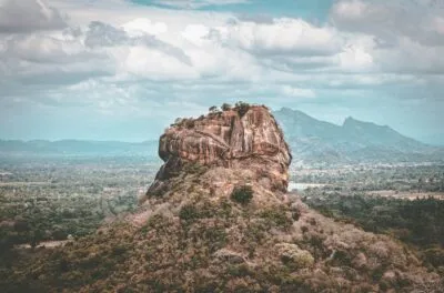 Sri Lanka Sigiriya Leeuwenrots Van De Zijkant