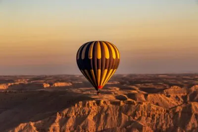 Ballonvaart in Luxor, Egypte
