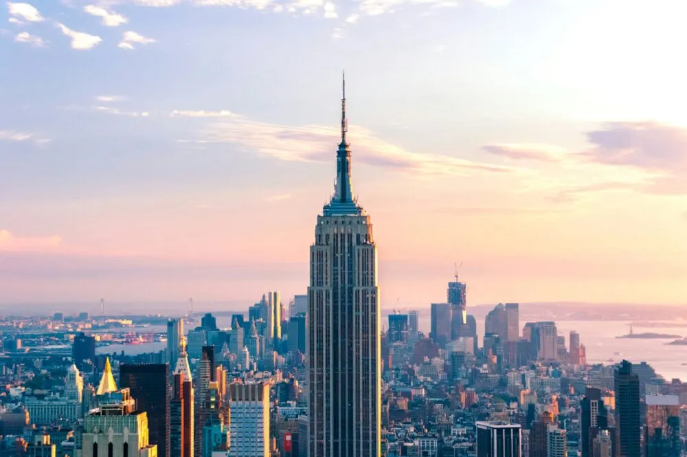 Uitzicht over New York City