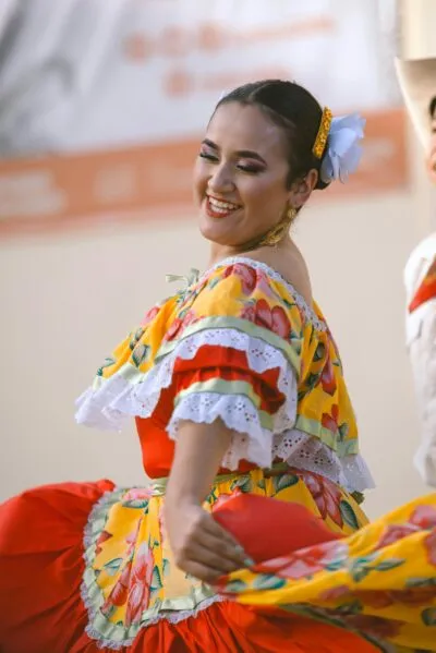 Dansende vrouw in Mexico