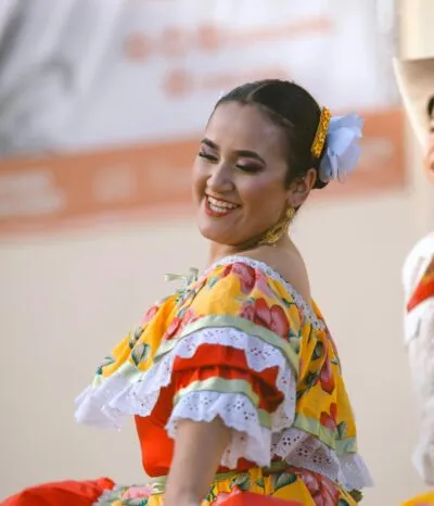 Dansende vrouw in Mexico