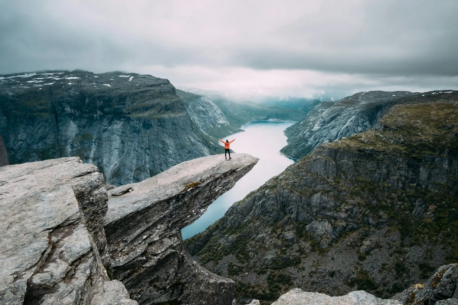 Trolltunga in Hardanger, Noorwegen