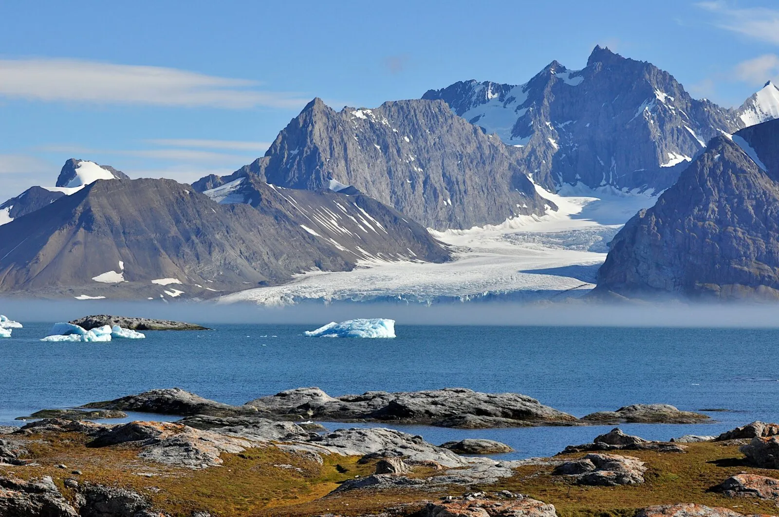 Bergen van Spitsbergen, Noorwegen