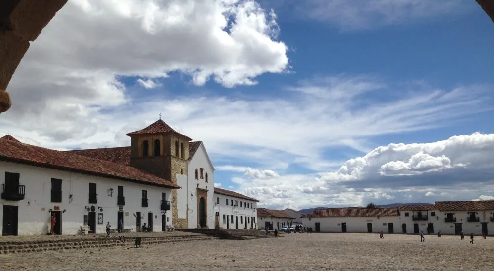 Colombia villa de leyva wit huis