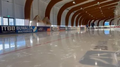Schaatsbaan in Friesland
