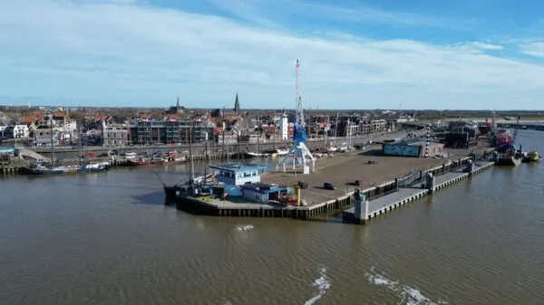 Luchtfoto Harlingen Friesland