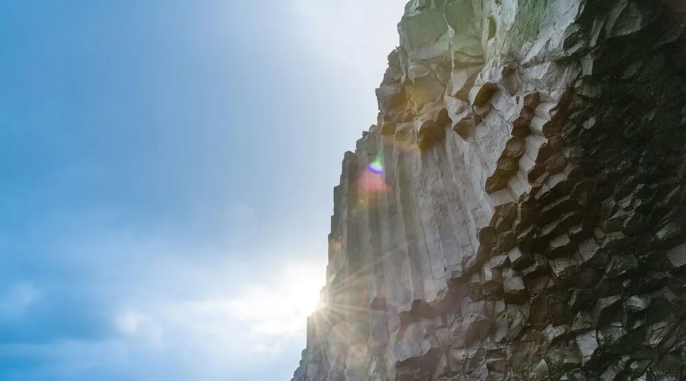 Basaltzuilen in IJsland