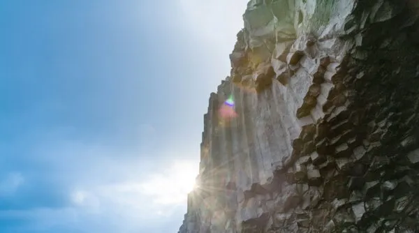 Basaltzuilen in IJsland