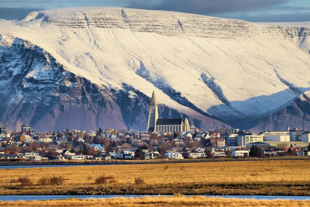 Skyline Reykjavik, IJsland