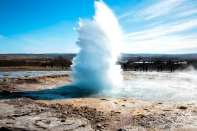 Strokkur in IJsland