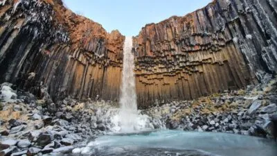 Svartifoss in IJsland