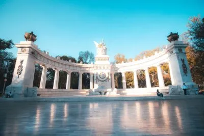 Alameda Central in Mexico-Stad