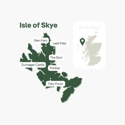 Kaart van Isle of Skye