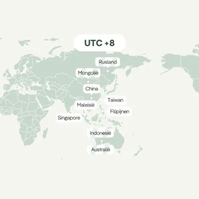 Tijdzone van Maleisië met tijdsverschil