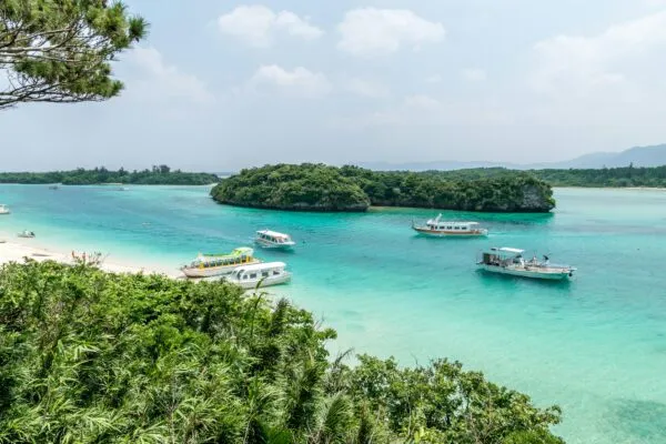Stranden van Okinawa