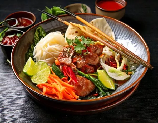 Bún chả in Vietnam