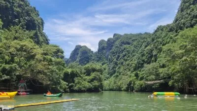 Dark Cave in Vietnam