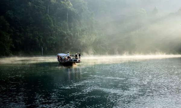 Kinabatangan Rivier in Maleisië