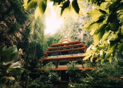 Tempel in Ipoh, Maleisië.