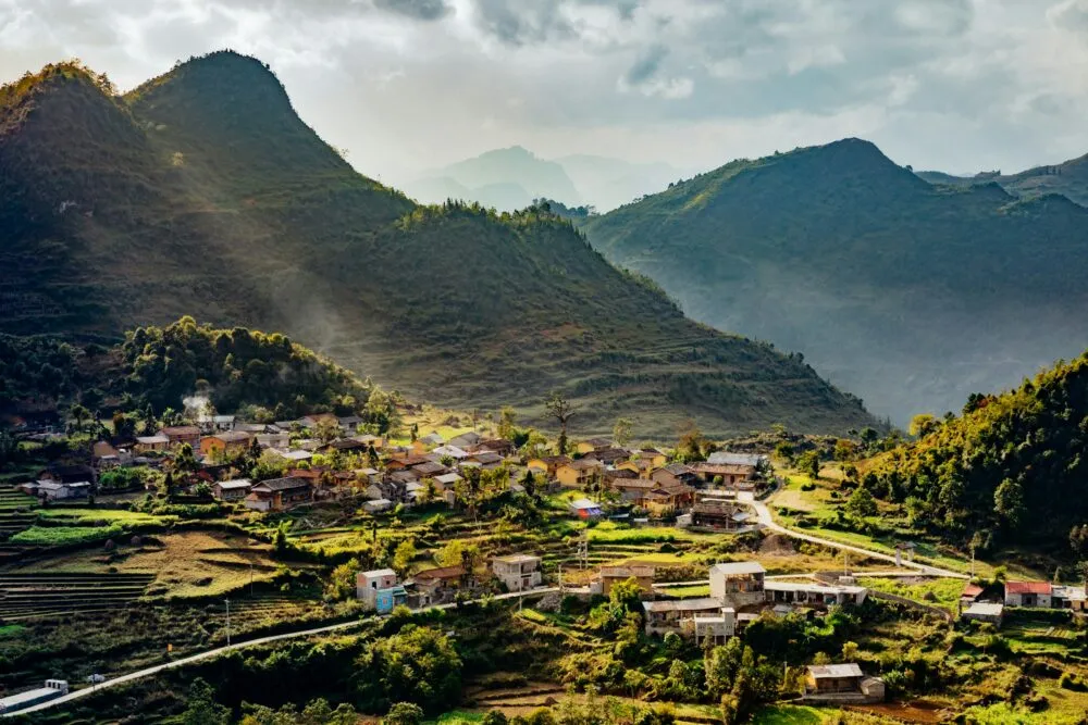 Ha Giang in Vietnam.