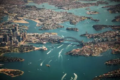 Luchtfoto van Sydney