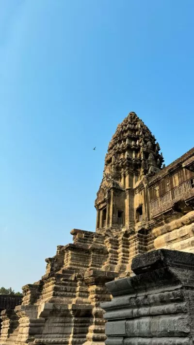Cambodja Angkor Wat Blauwe Lucht
