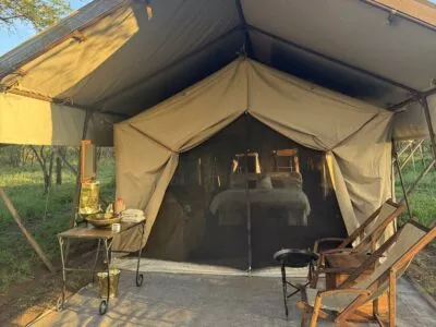 Tent van Serengeti Under Canvas