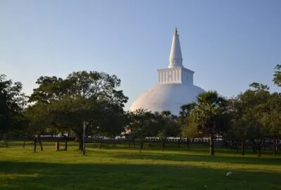 Stoepa in Anuradhapura in Sri Lanka