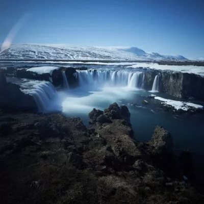 Godafoss waterval in ijsland