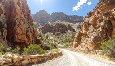 Bergen in de Swartberg Pas in Oudtshoorn, Zuid-Afrika.