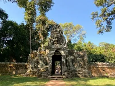 Bantea Kdei in Angkor Wat in Cambodja