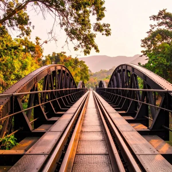 Bridge on the River Kwai, Thailand.