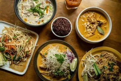thailand food verschillende gerechten