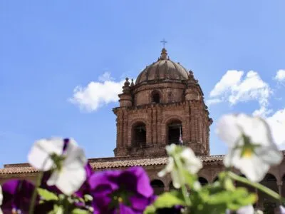 Koepel in het historisch centrum van Cusco.