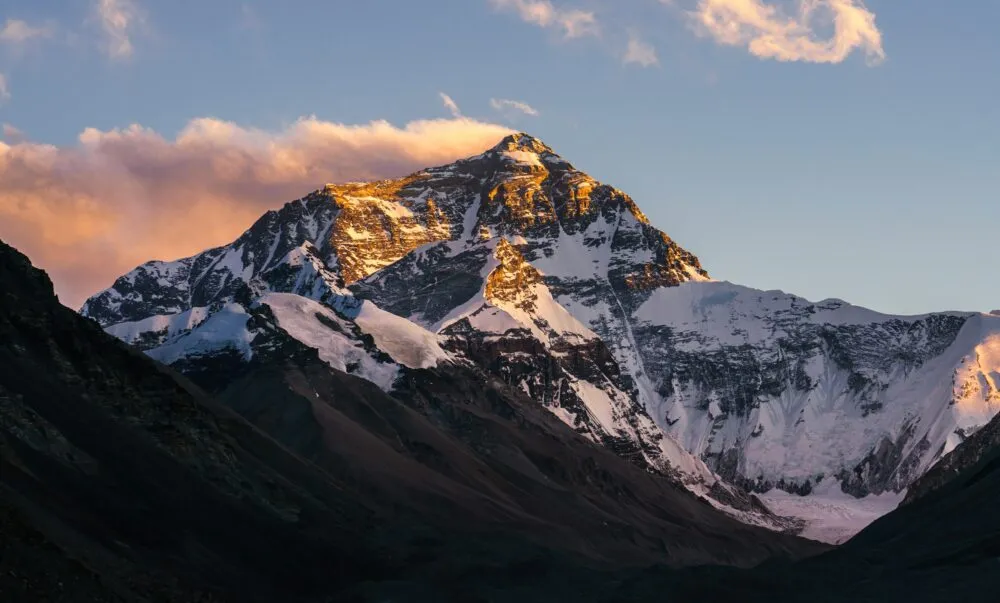 Top van de Mount Everest