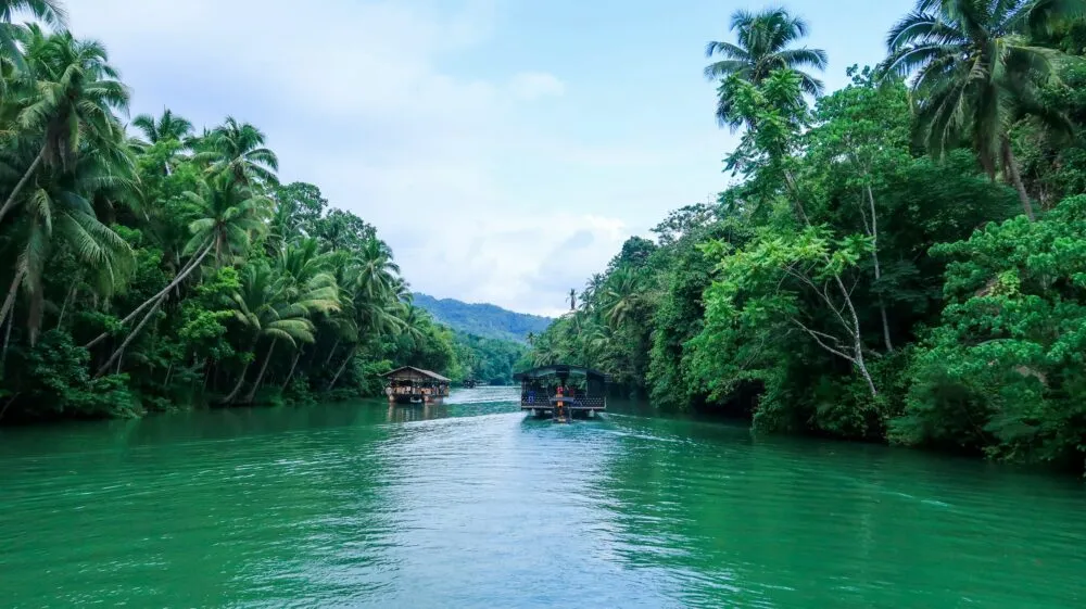 Loboc River op Bohol, Filipijnen