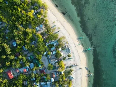 Kust van Panglao op de Filipijnen