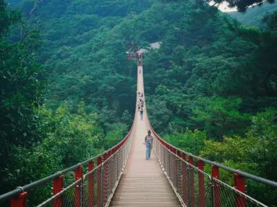 Burg bij de DMZ in Zuid-Korea.