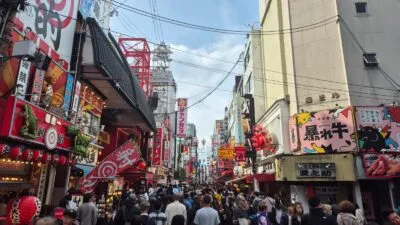 Dotonbori in Osaka, Japan.