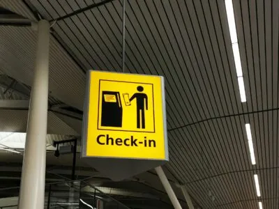 Schiphol Check In Bord