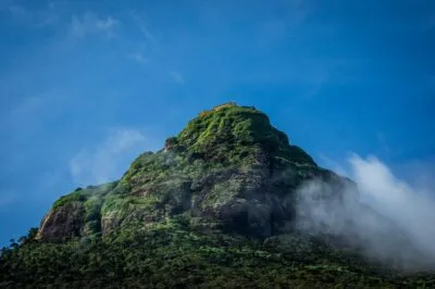 Sri Lanka Adams Peak Top Blauwe Lucht